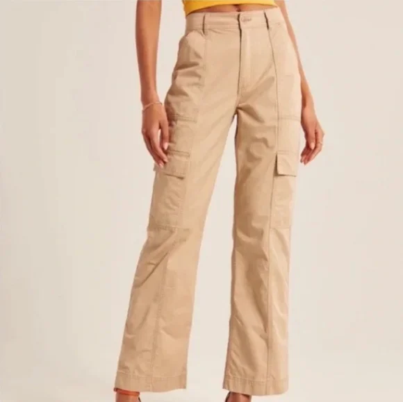 A&F Relaxed Utility Pants - Picture 1 of 2